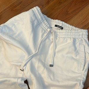 TALENTLESS White Sweatpants